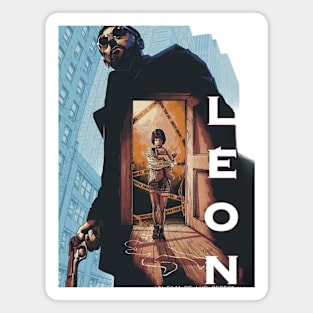 Leon the professional retro movie Magnet